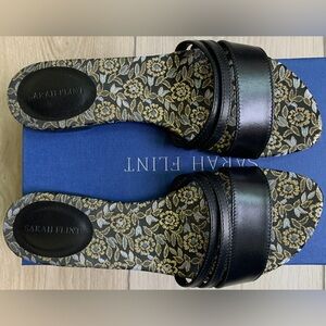 Sarah Flint Black Strappy Sandals